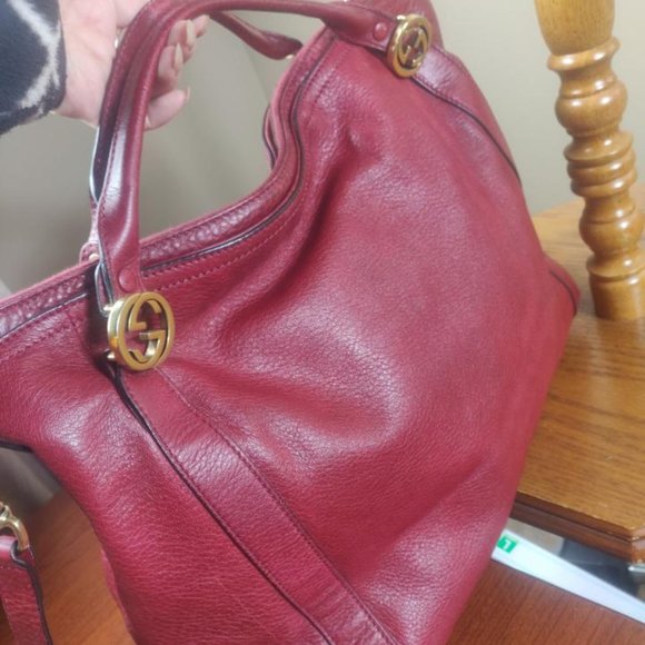 Auth Gucci 323675 Miss Gg Pink 2- Way red - Picture 2 of 10